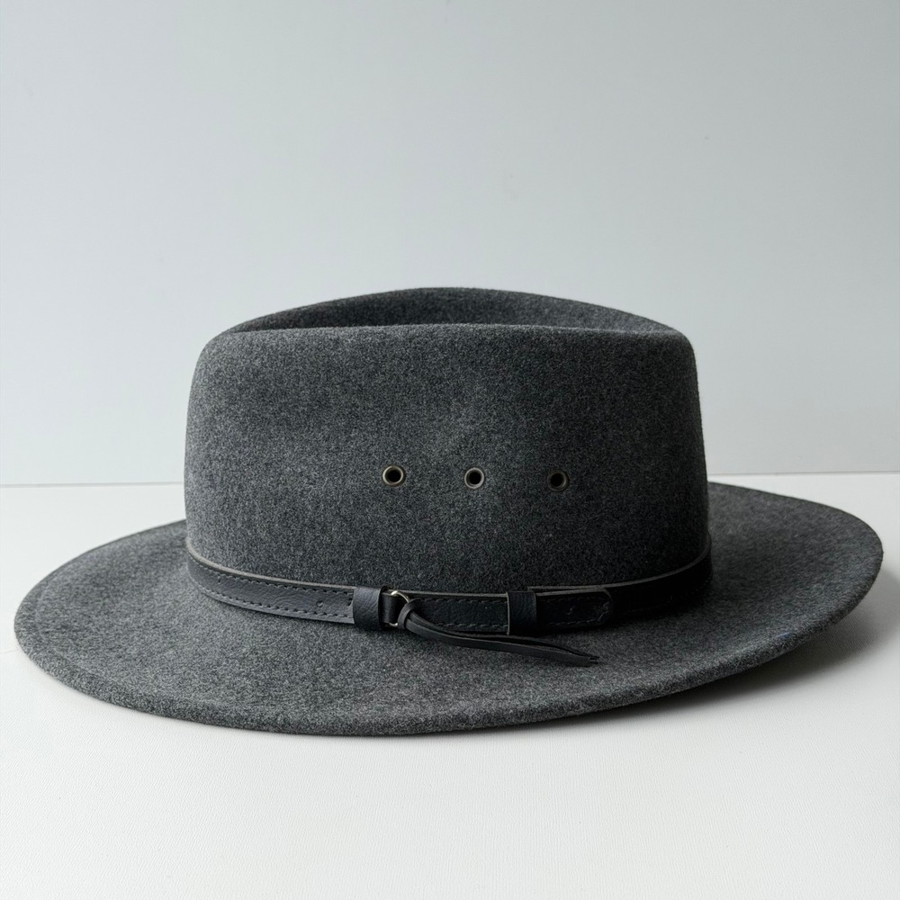 Pendleton Fedora Wool Hat Size Small Grey Made In… - image 1